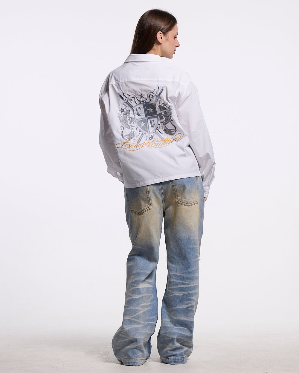 GLYPH LONGSLEEVE SHIRT WHITE