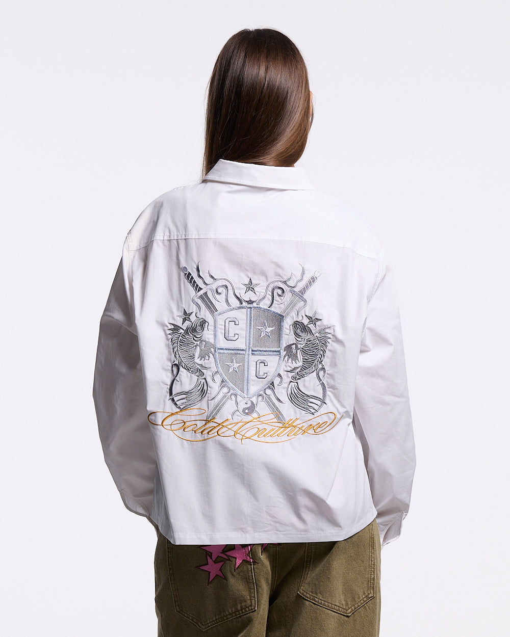 GLYPH LONGSLEEVE SHIRT WHITE