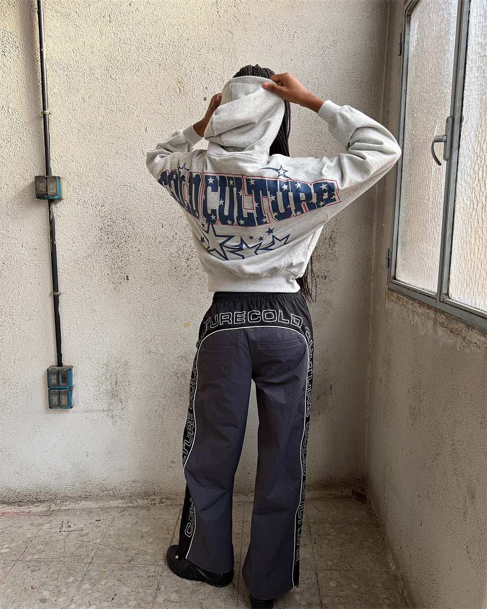OVERCUT SWEATPANTS BLACK