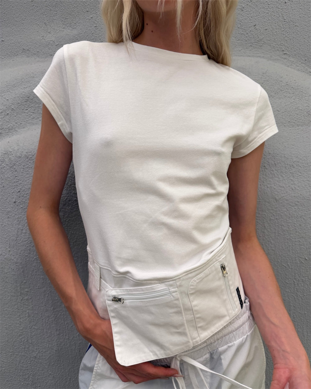 INTERFACE BABY TEE WOMAN WHITE - Cold Culture #woman