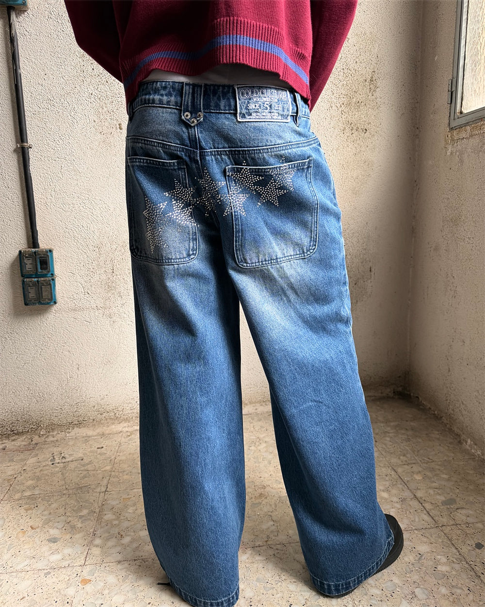 VERA LOOSE PANTS MID BLUE