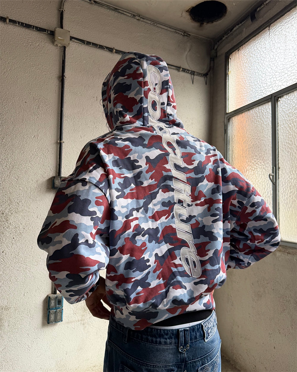 VERTICAL HOODIE CAMO