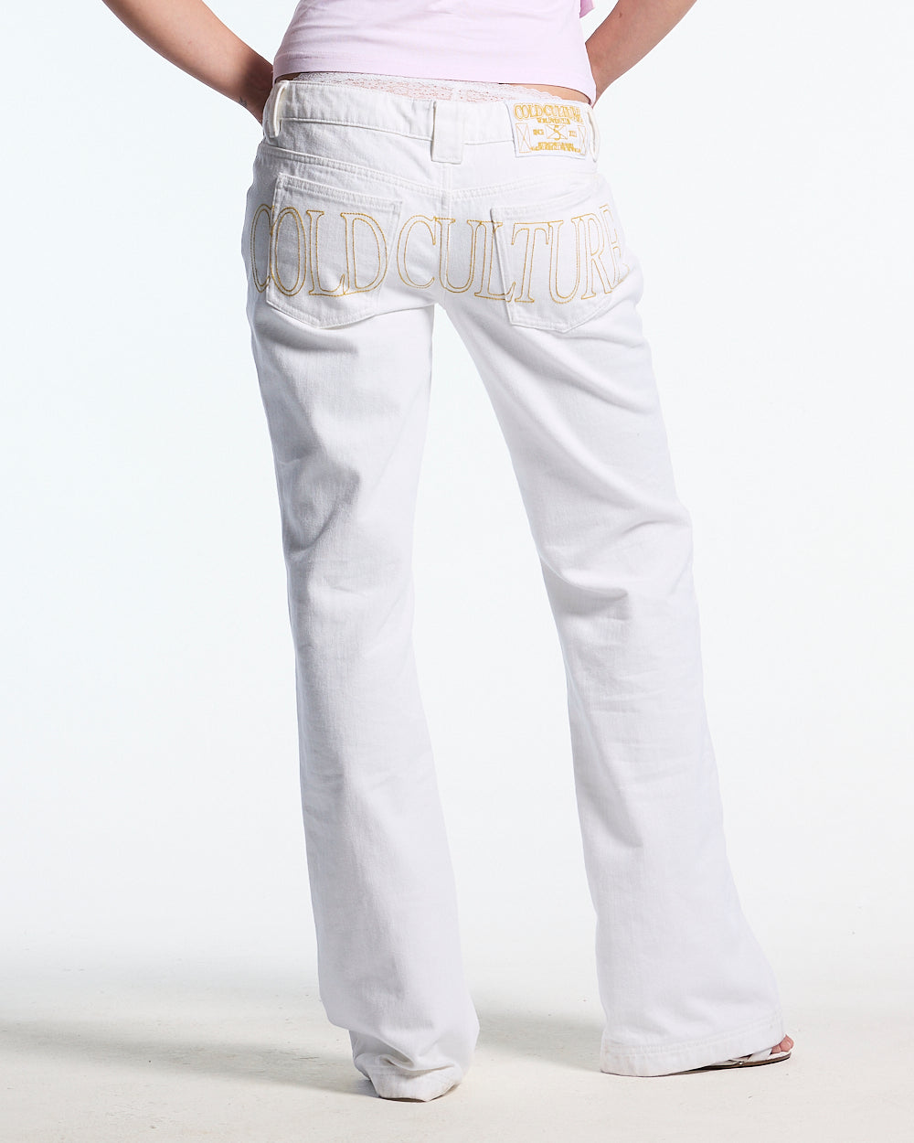 STIRRUP BOOTCUT WHITE