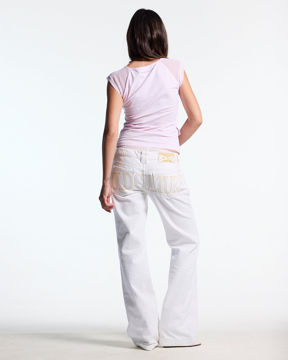 STIRRUP BOOTCUT WHITE