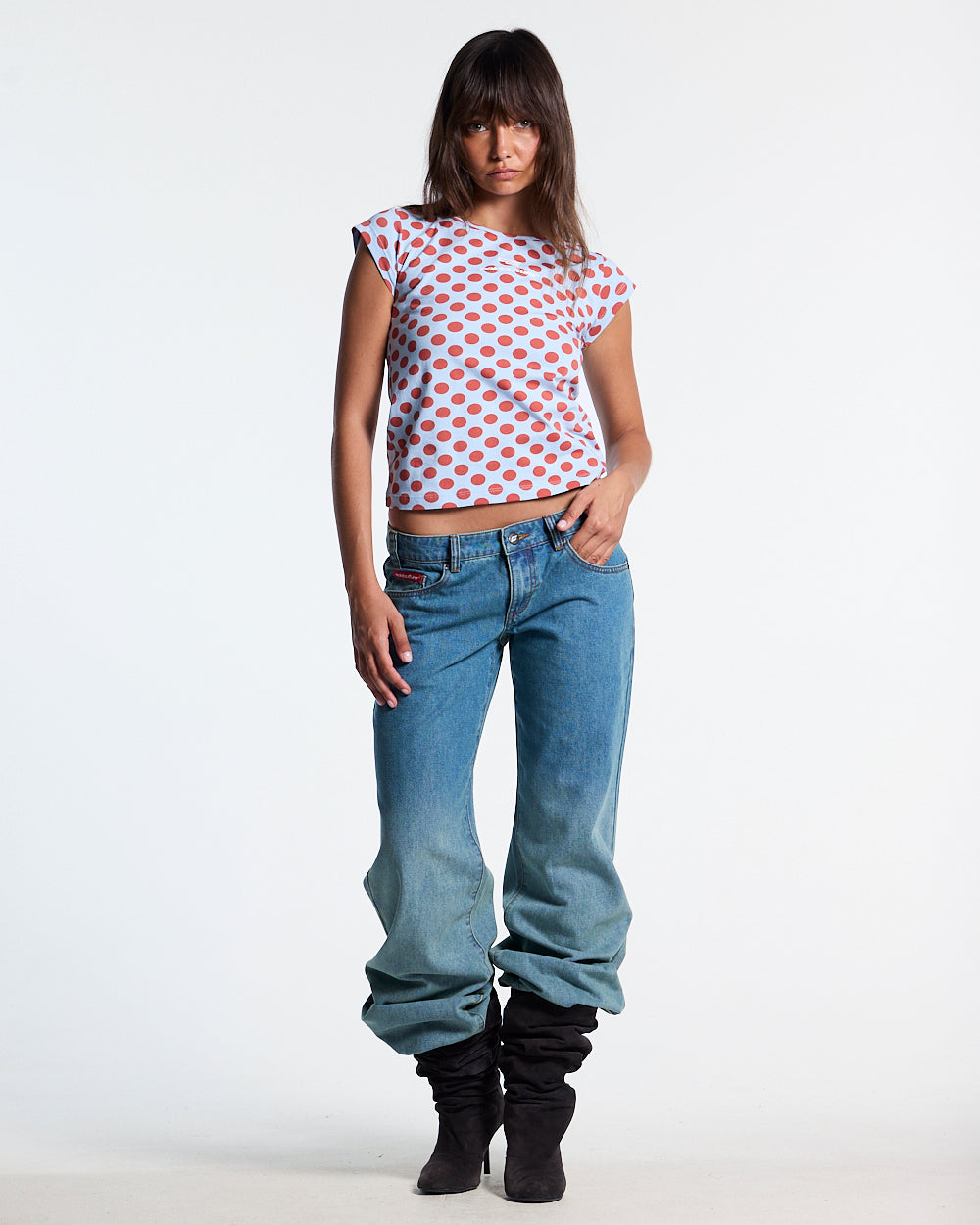 CANDY BABY TEE LIGHT BLUE