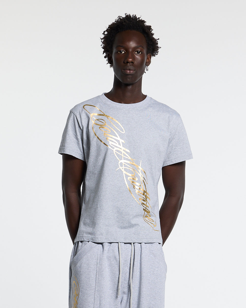 ICON TEE HEATHER GREY