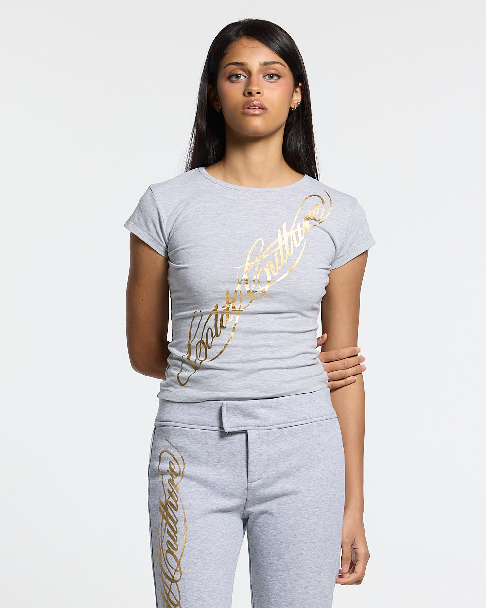 ICON BABY TEE HEATHER GREY
