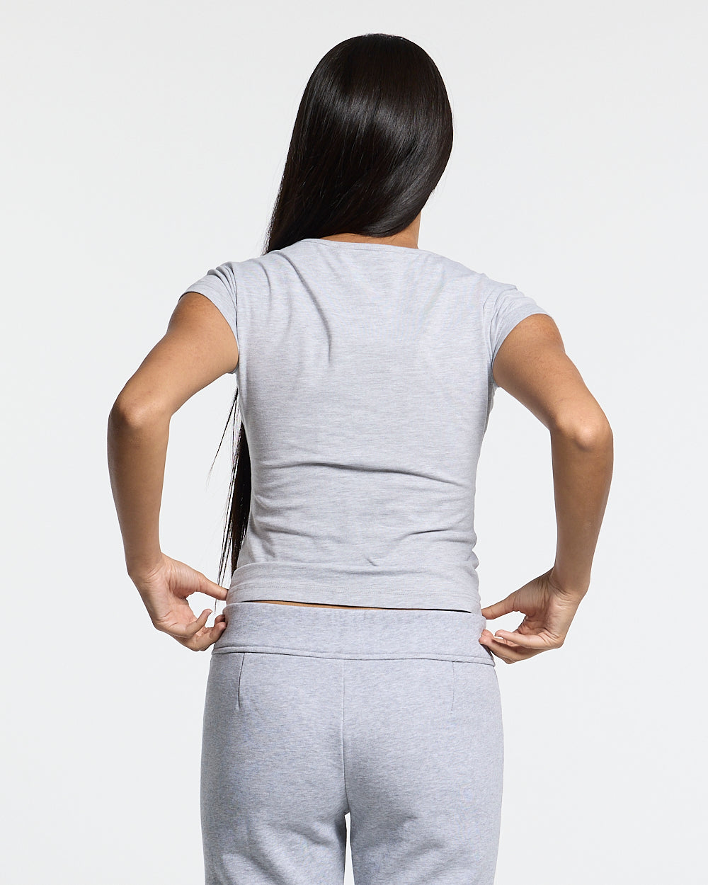 ICON BABY TEE HEATHER GREY
