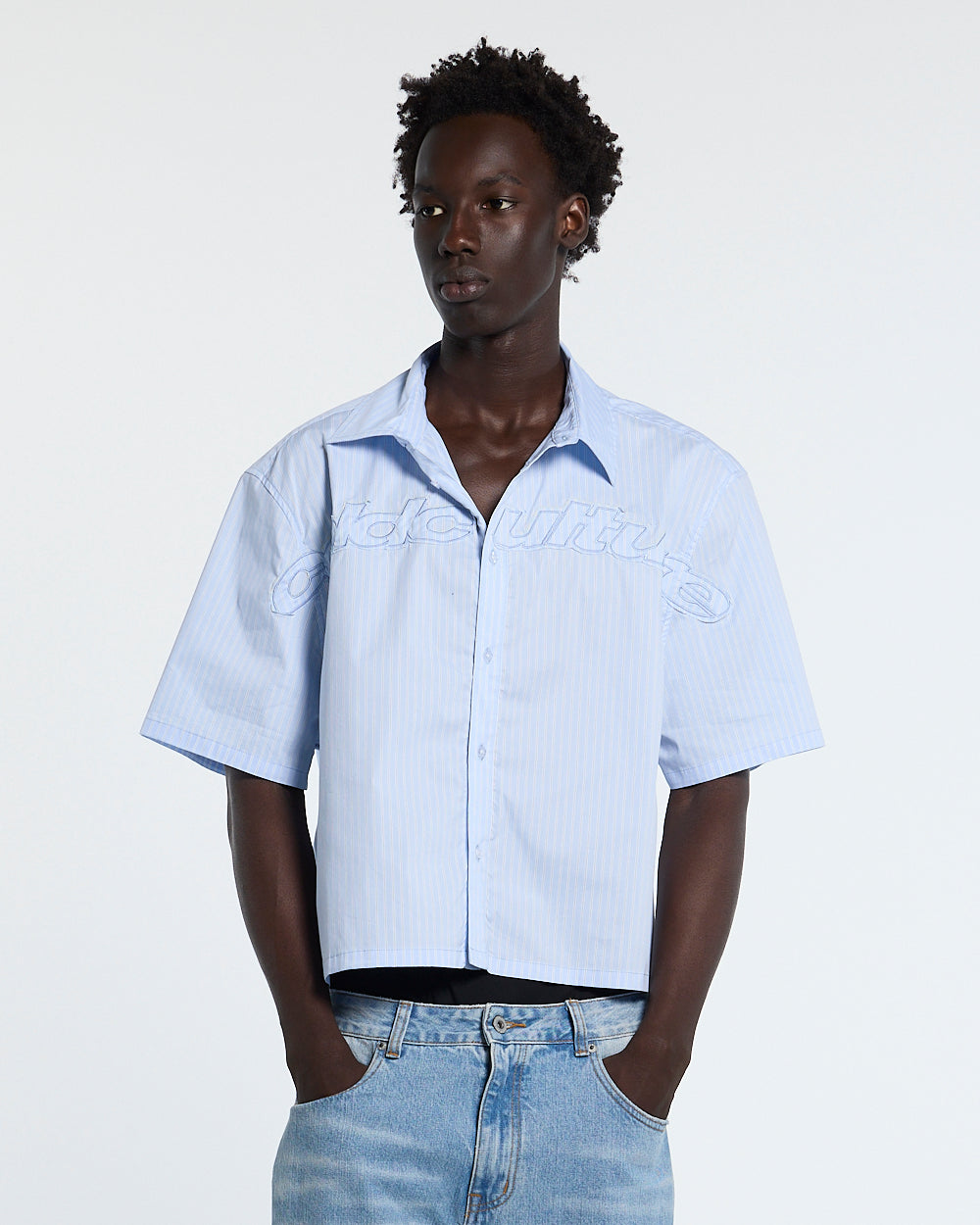 SUN DISTRESS SHIRT BLUE