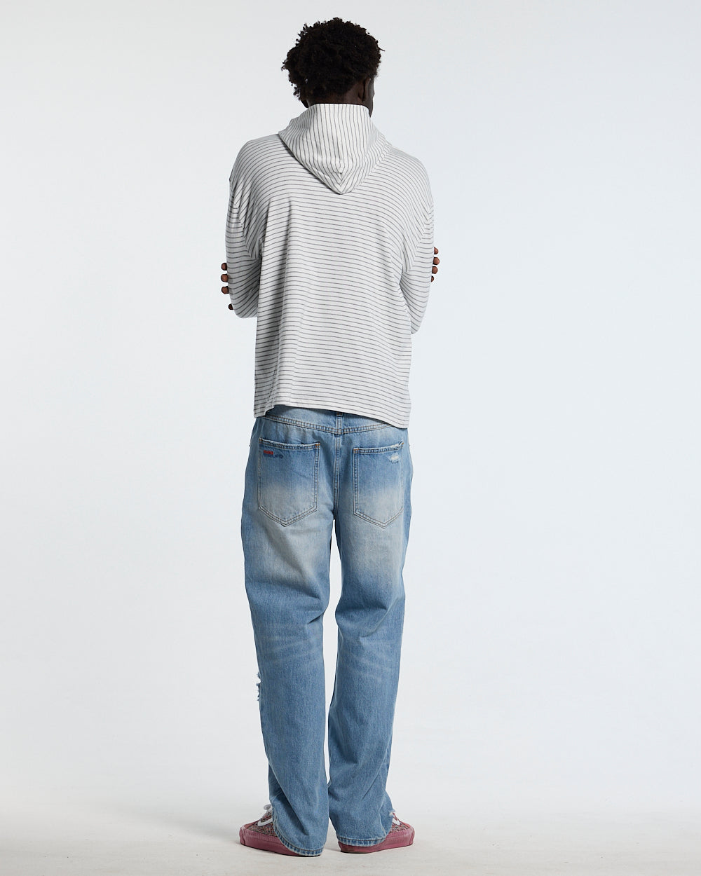 POSTAL HOODED LONGSLEEVE WHITE