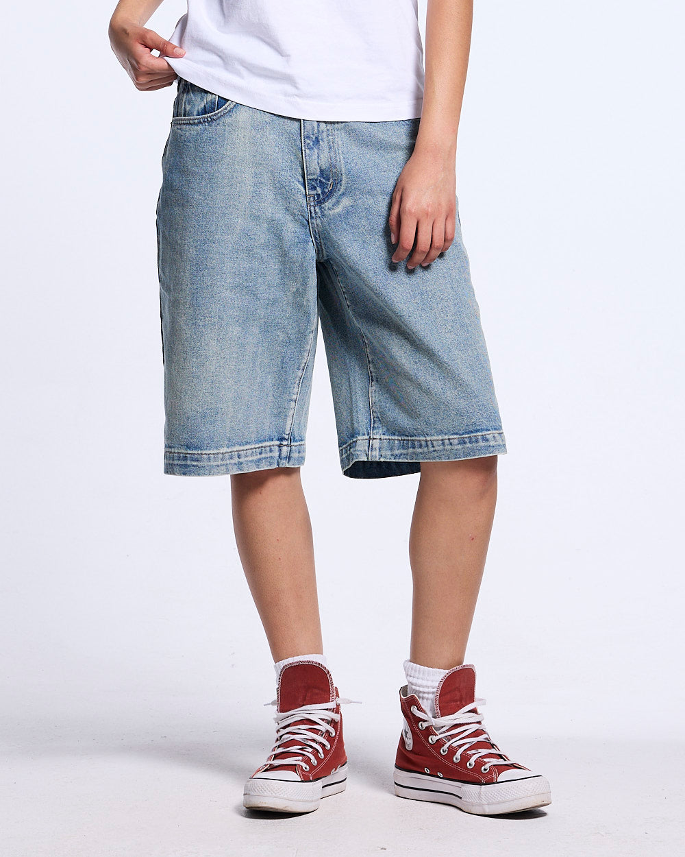 STARS V2 SHORTS LIGHT DENIM