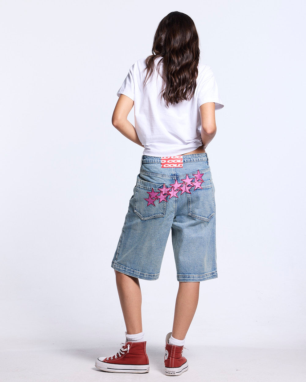STARS V2 SHORTS LIGHT DENIM
