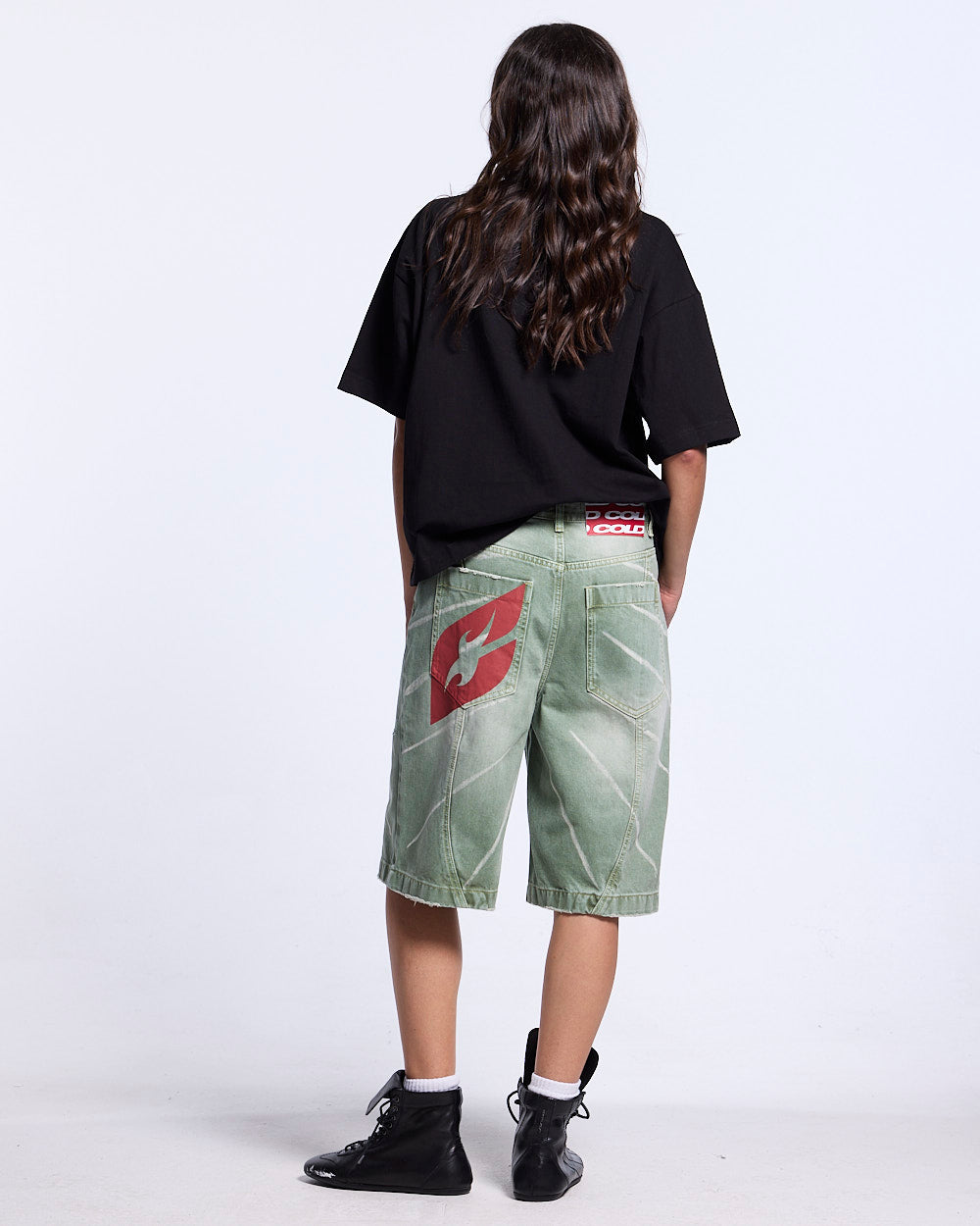 MUSIC RYTHIM SHORTS GREEN