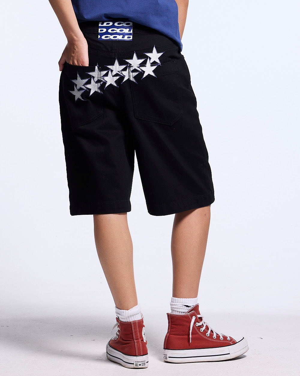 STARS V2 SHORTS BLACK