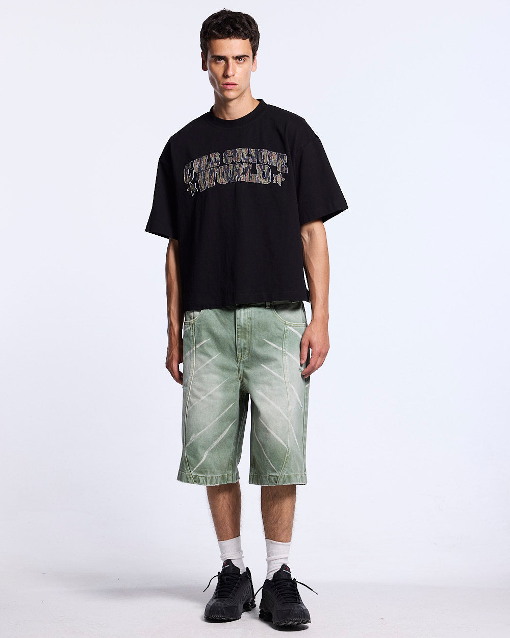 MUSIC RYTHIM SHORTS GREEN