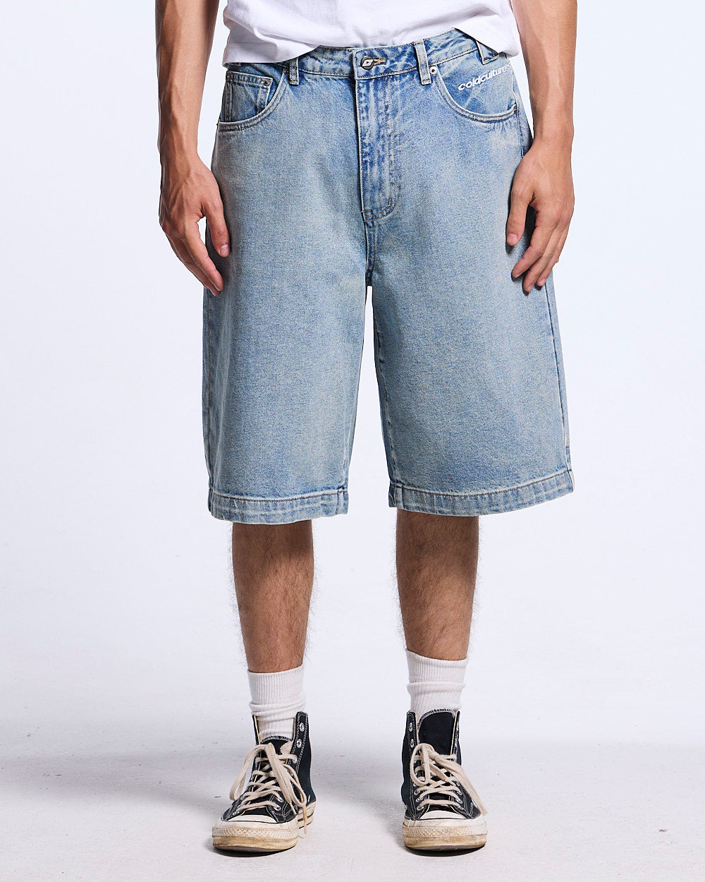STARS V2 SHORTS LIGHT DENIM