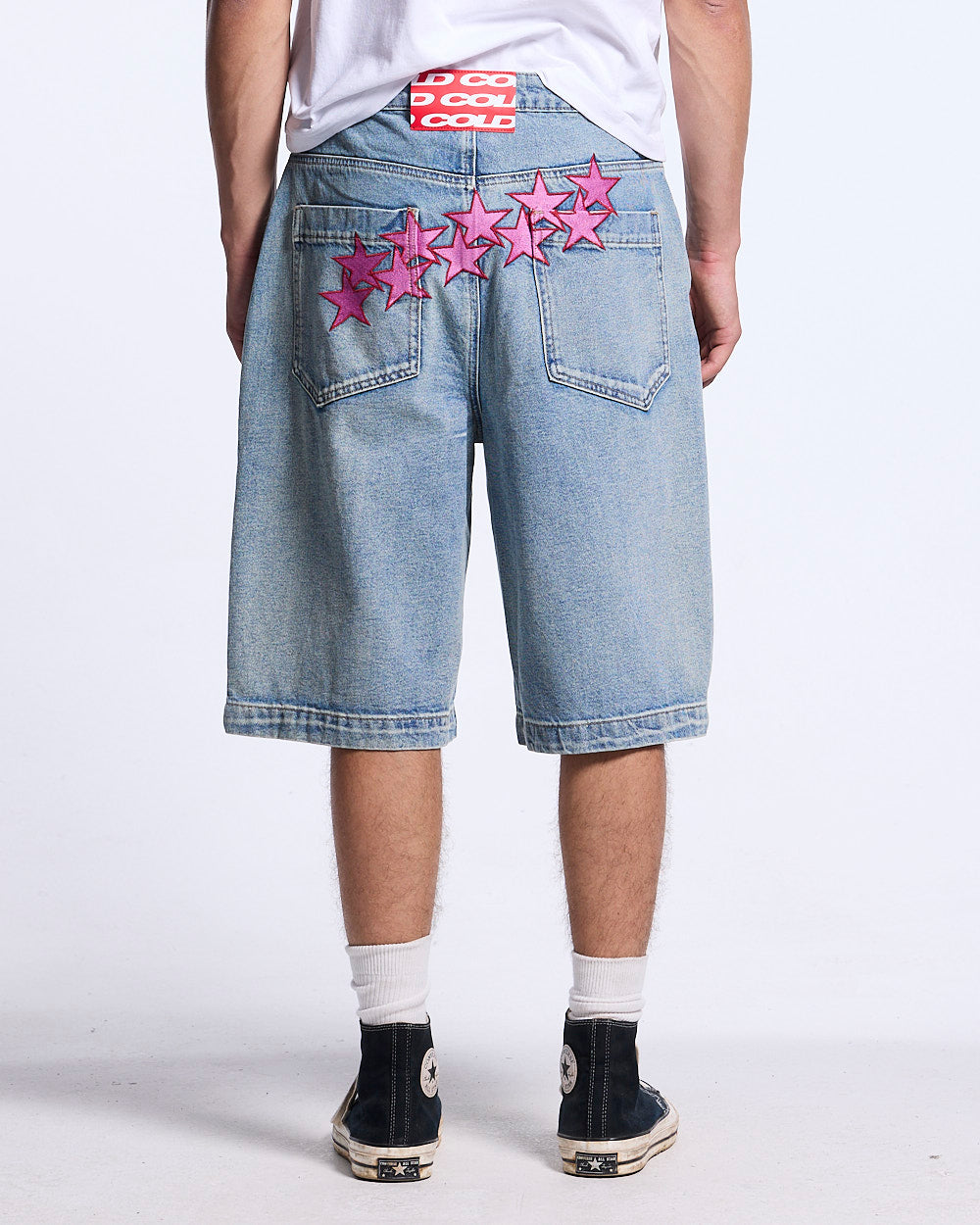STARS V2 SHORTS LIGHT DENIM