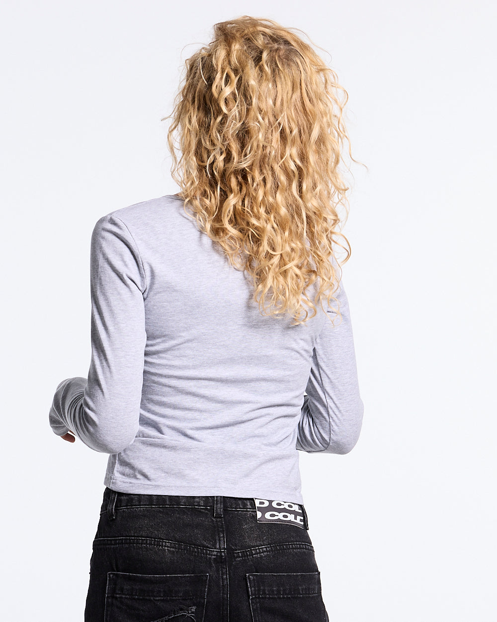 FRAME LONGSLEEVE WOMAN HEATHER GREY