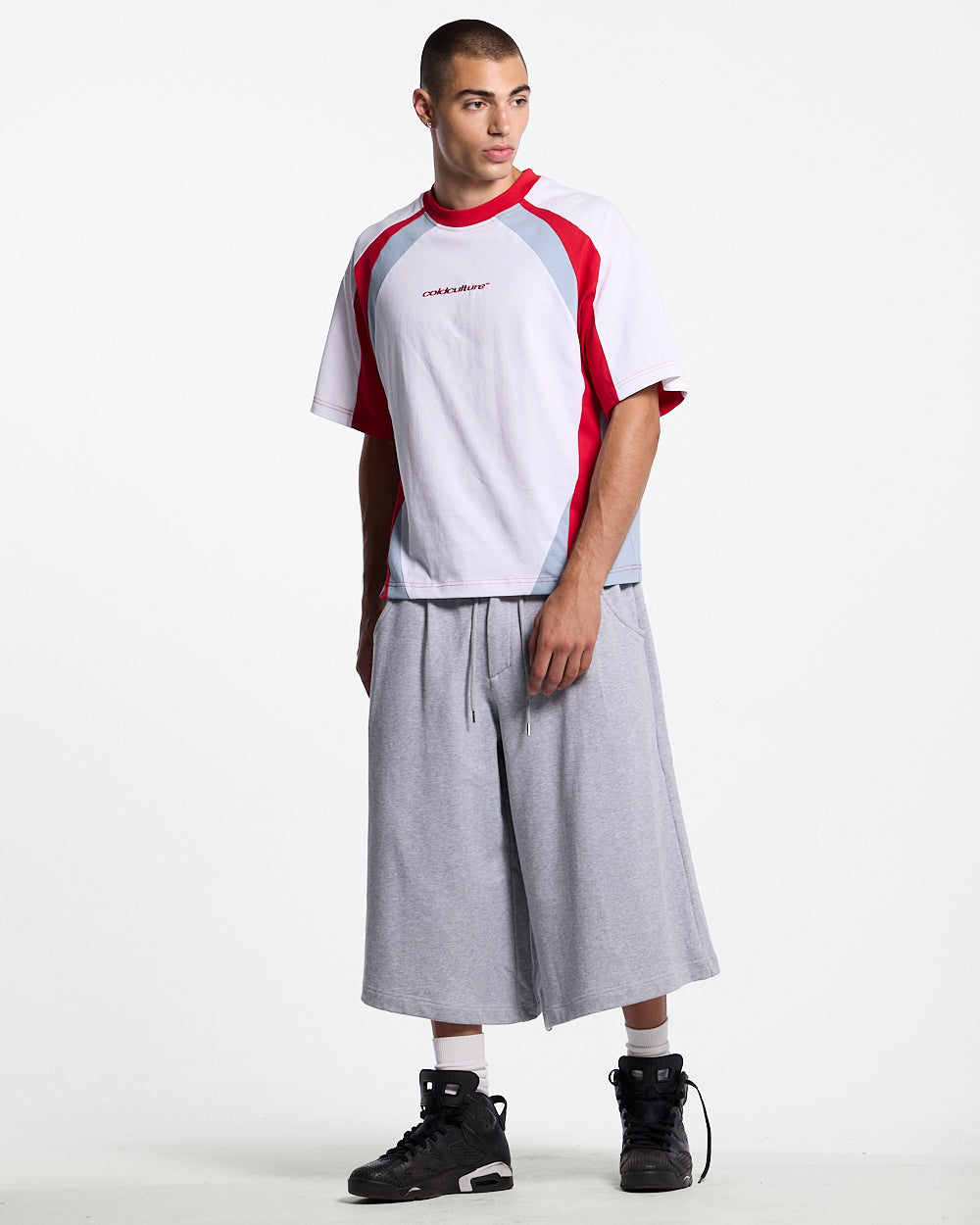SNAPPED V2 JORTS HEATHER GREY