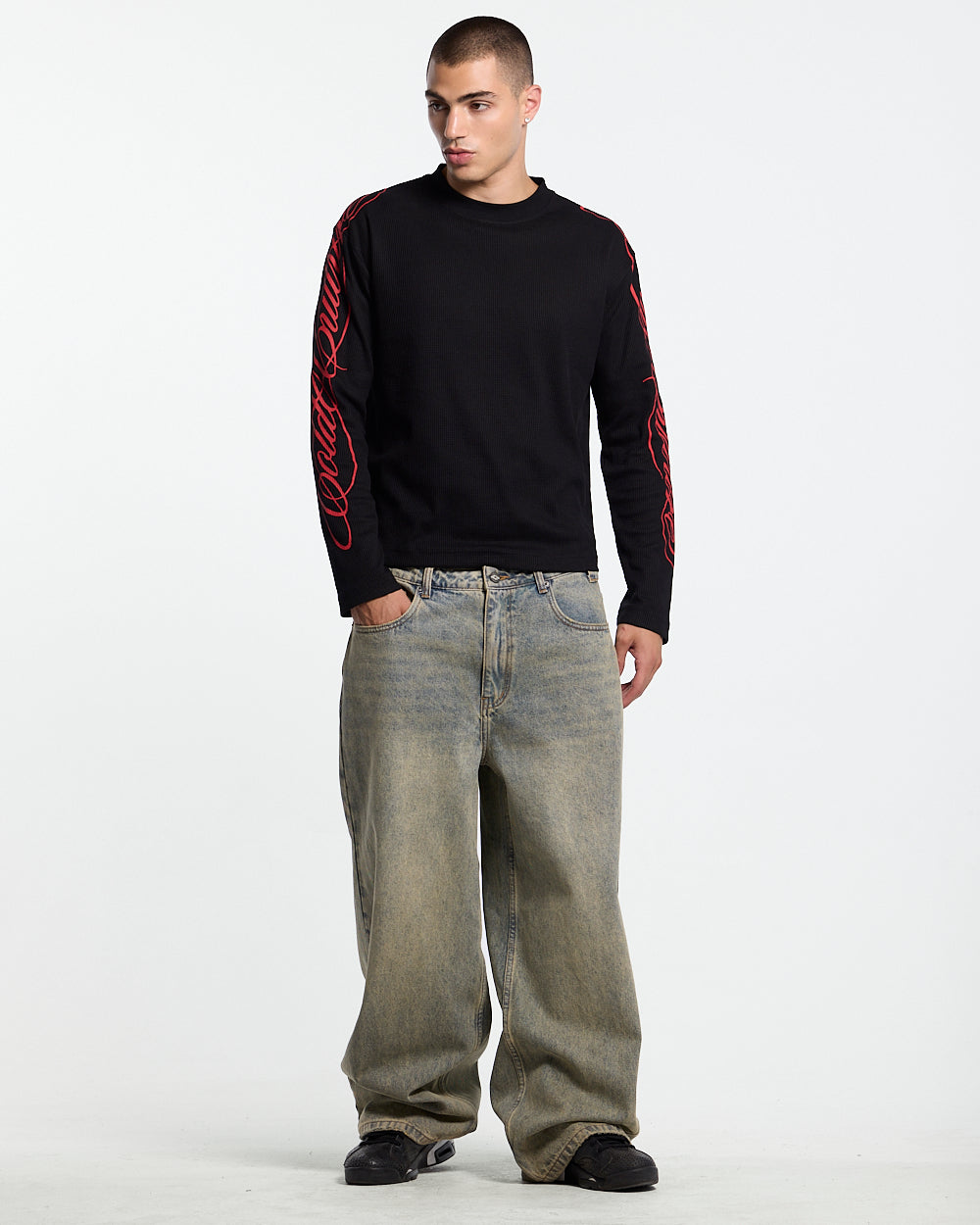 HIDDEN CHEETAH LONGSLEEVE BLACK