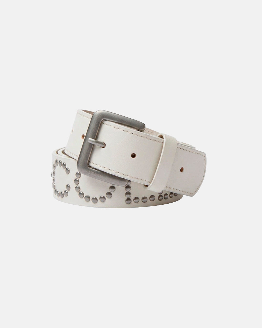 SPIKES BELT WHITE - Cold Culture #packshot
