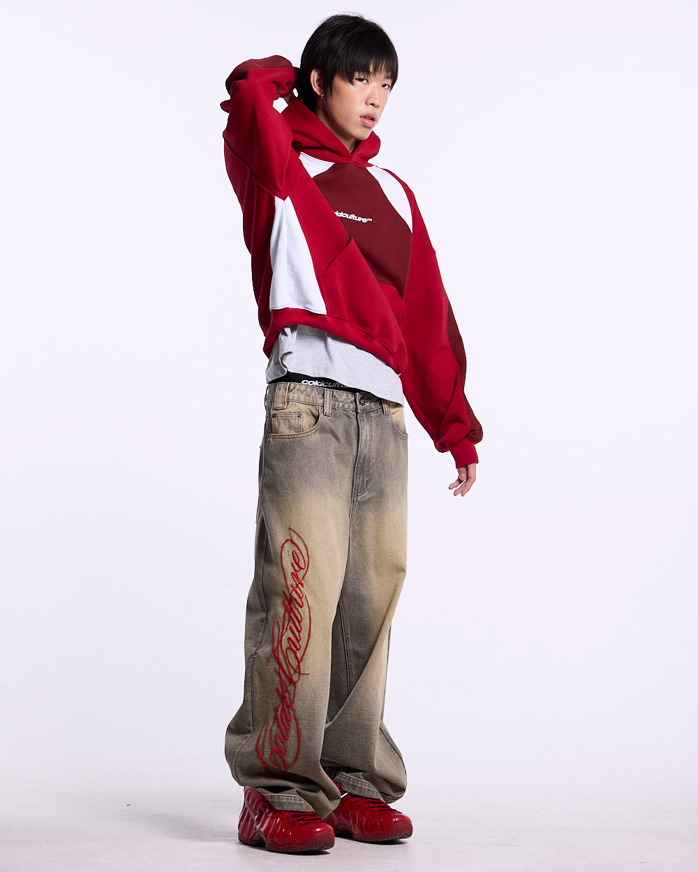 WIBBLE SCRIPT V3 PANTS BROWN WASH