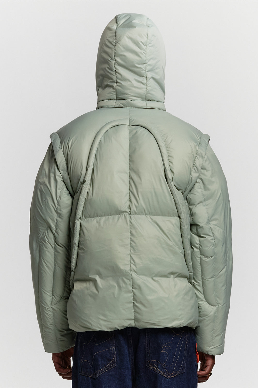 MULTIFUNCTIONAL PUFFER JACKET PISTACHIO GREEN