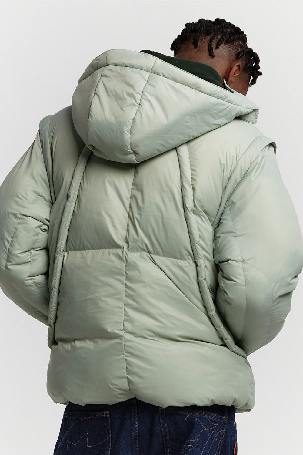 MULTIFUNCTIONAL PUFFER JACKET PISTACHIO GREEN