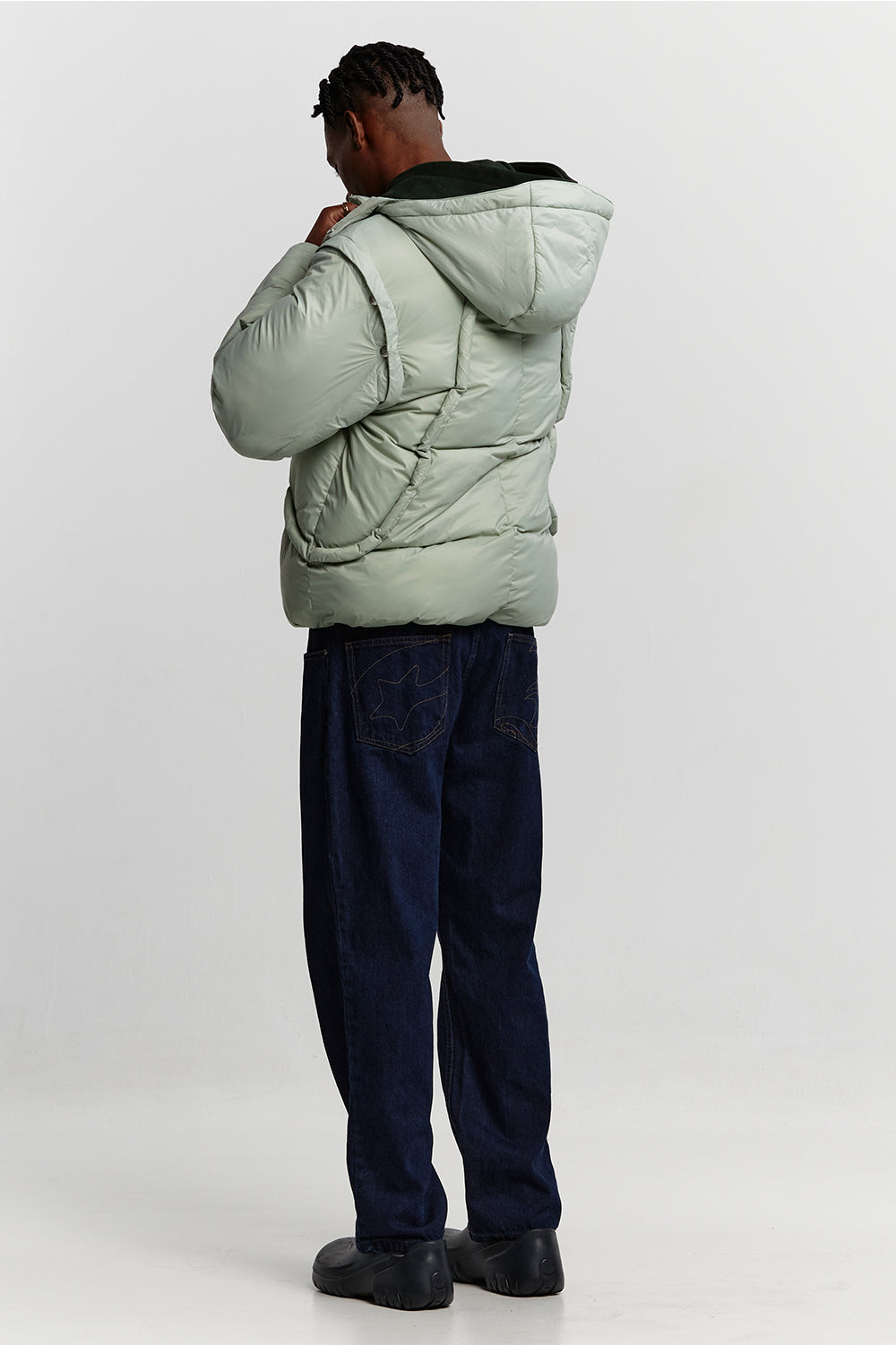 MULTIFUNCTIONAL PUFFER JACKET PISTACHIO GREEN