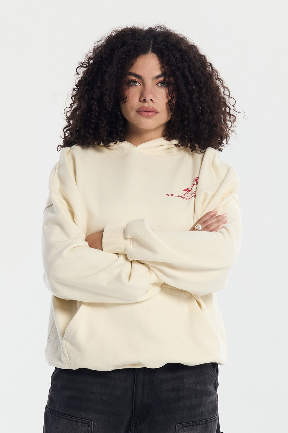 HORSES HOODIE IVORY WHITE