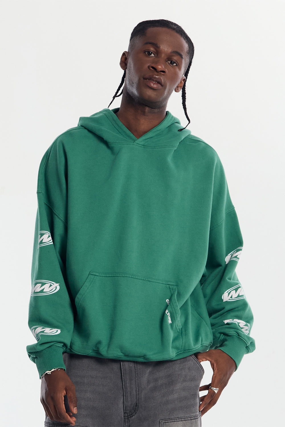 WORLDWIDE CIRCLE HOODIE SHALE GREEN