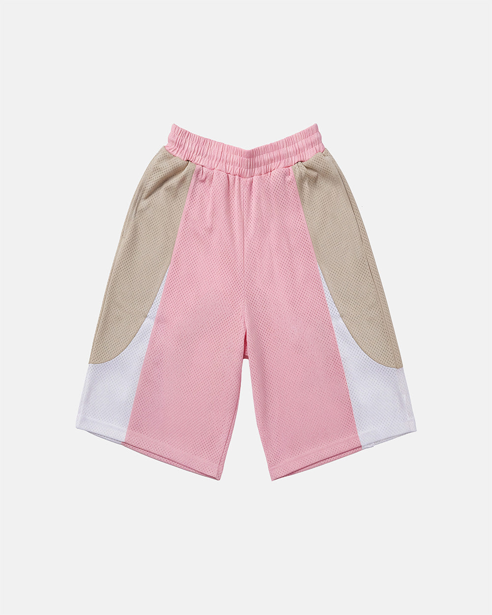 DECALS SHORT MAN WHITE AND PINK AND BEIGE