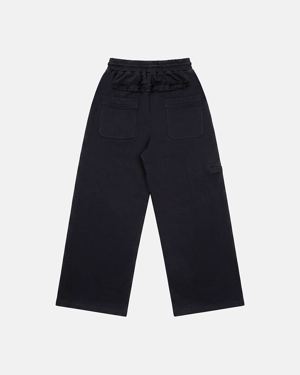 DISTRESS SWEATPANTS BLACK