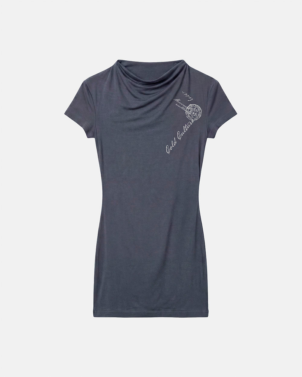 POSTAL BABY TEE GREY