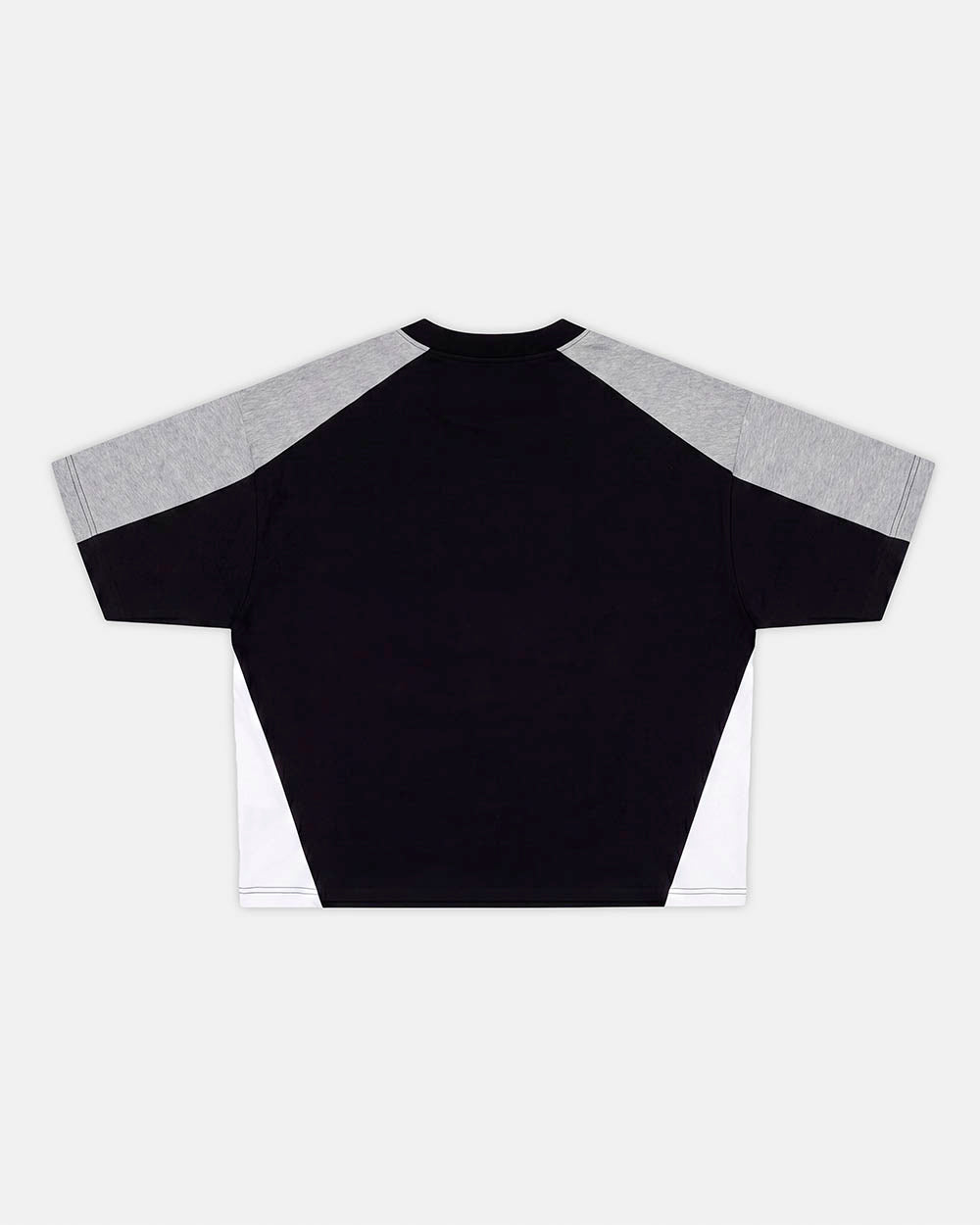 SPEED SPOKE TEE BLACK & HEATHER GREY