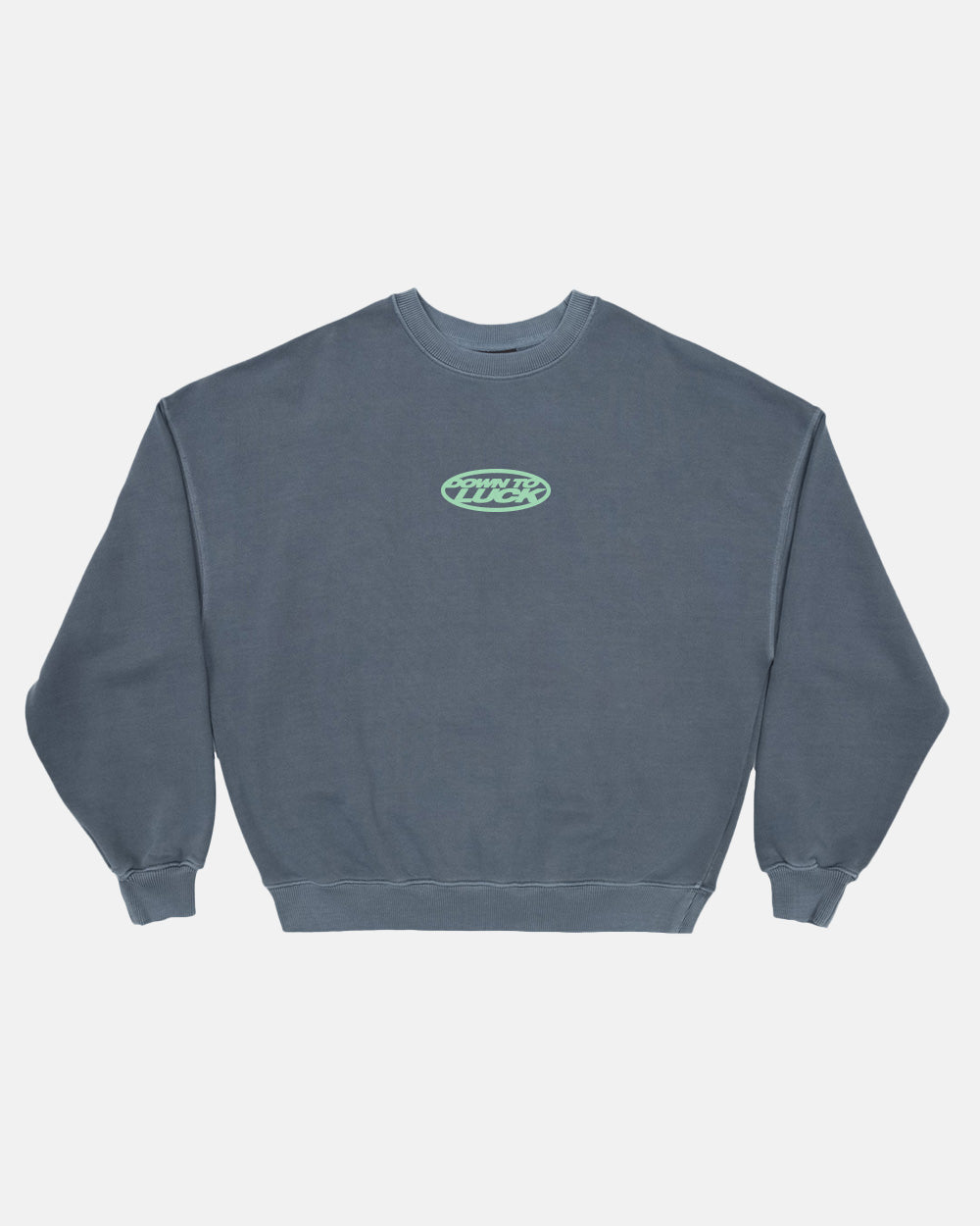 DOWN TO LUCK CREWNECK DARK BLUE