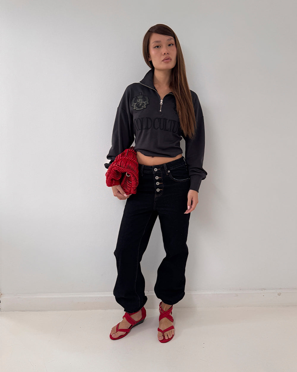 BLURRED V5 BOOTCUT PANTS RAW DENIM