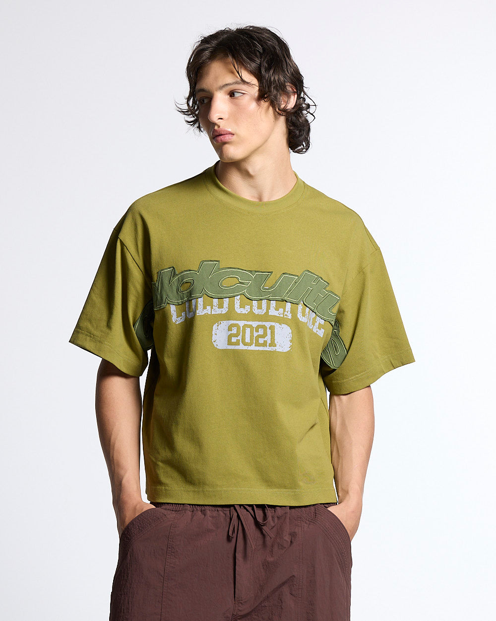 MIX MATCH TEE GREEN