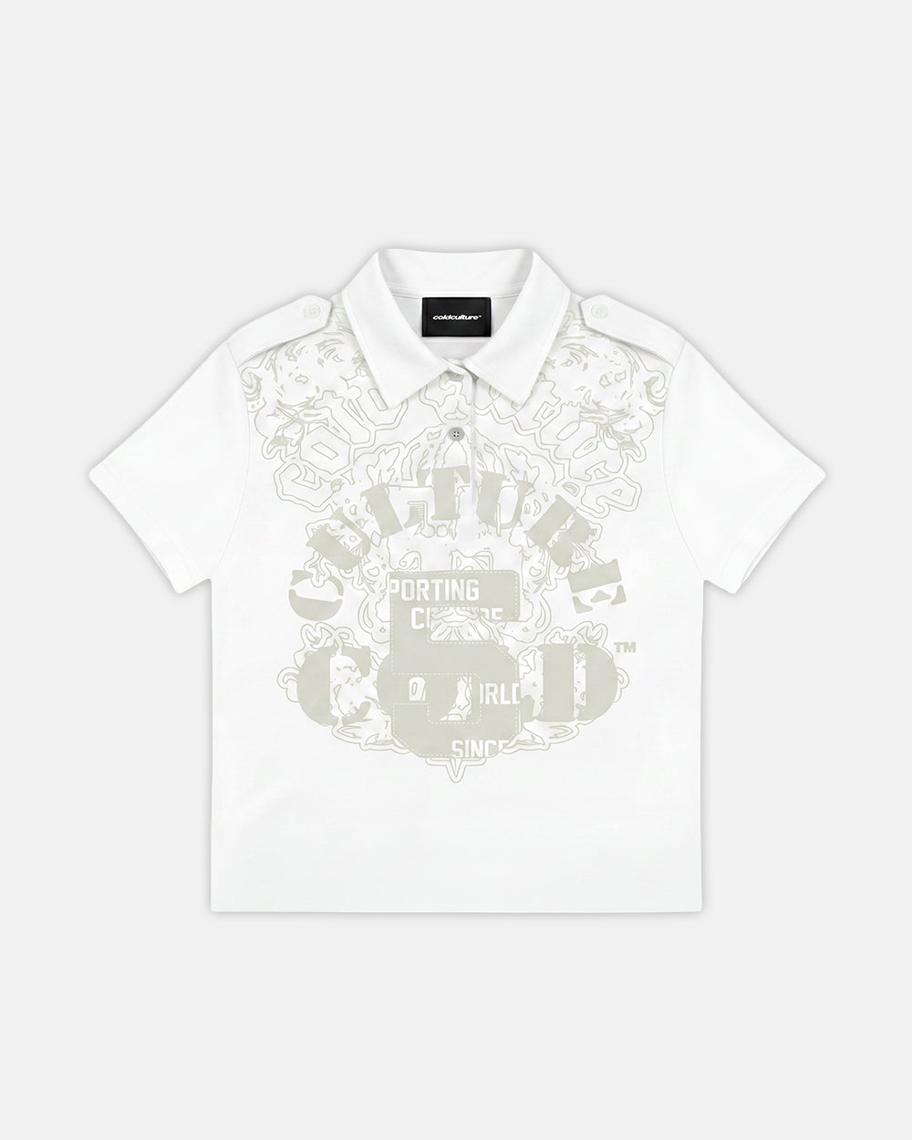 LOOPING POLO WHITE - Cold Culture 