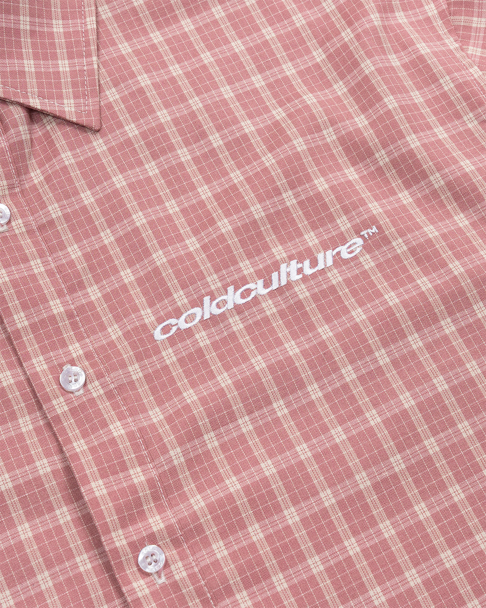 TARTAN SCRIPT SHIRT PINK