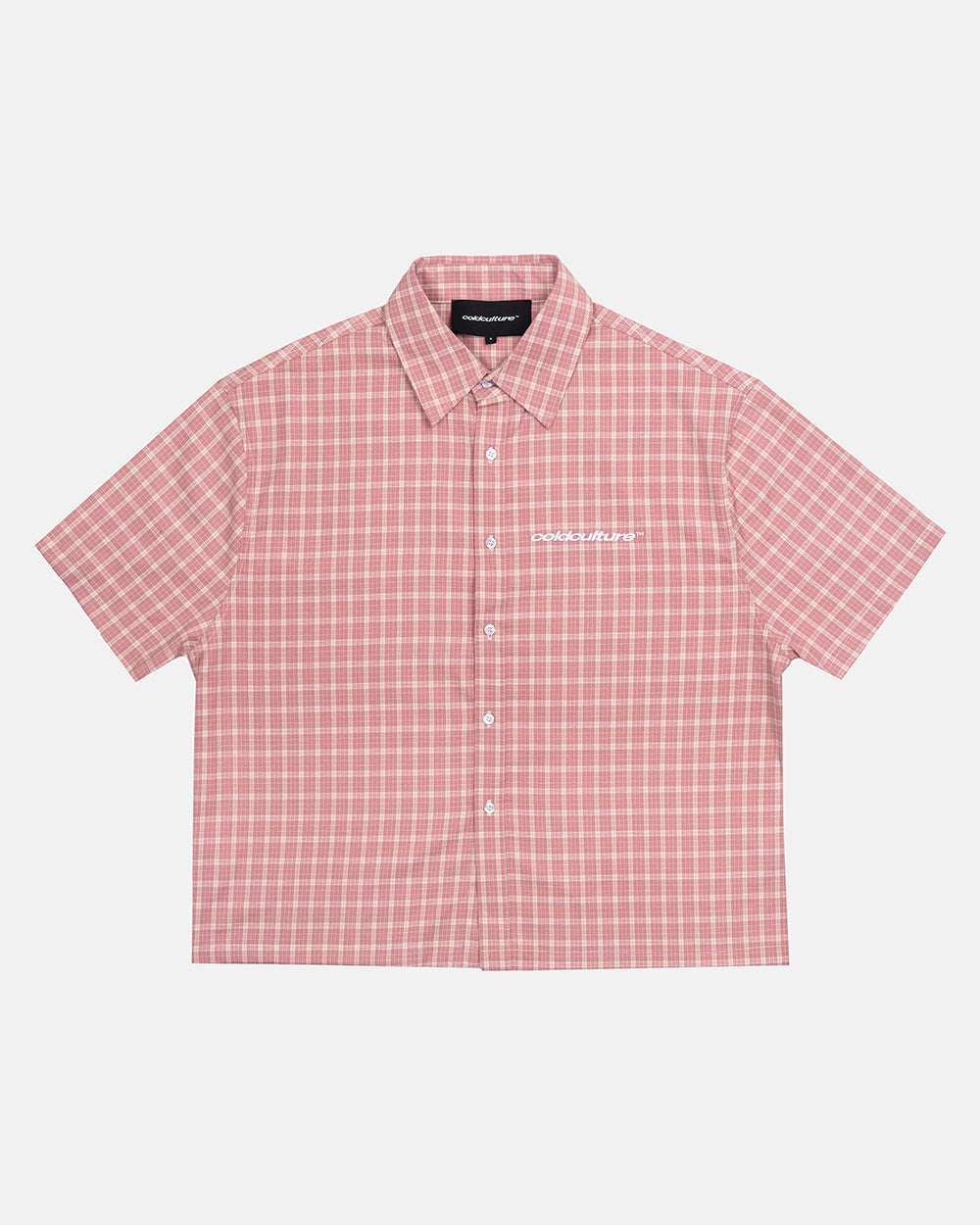 TARTAN SCRIPT SHIRT PINK