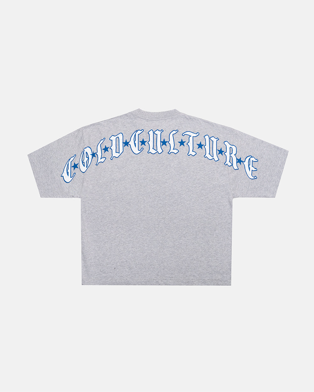 GOTHIC CURVED TEE GREY - Cold Culture #woman