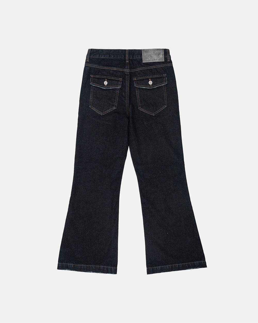 BLURRED V5 BOOTCUT PANTS RAW DENIM - Cold Culture