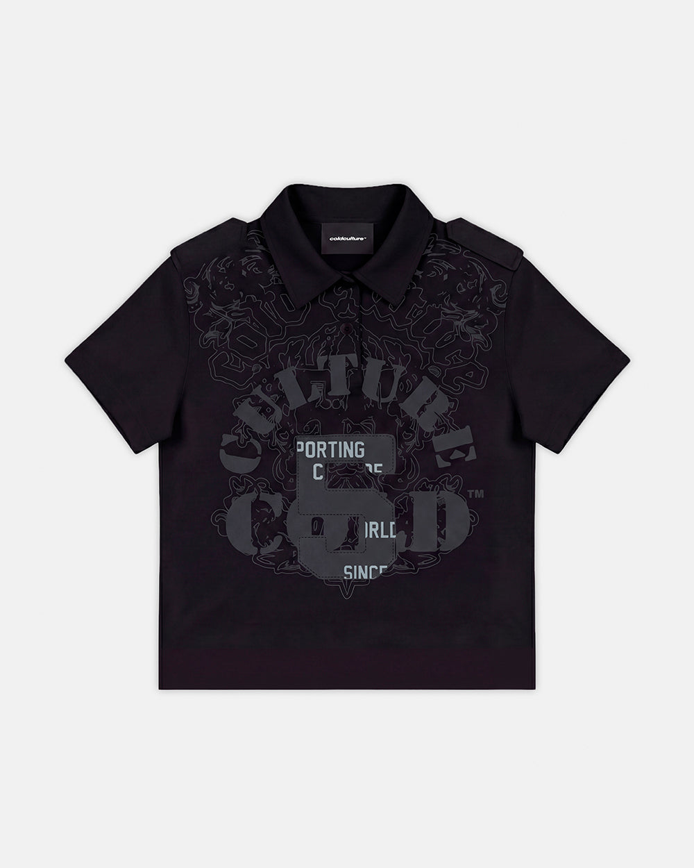 LOOPING POLO BLACK - Cold Culture 