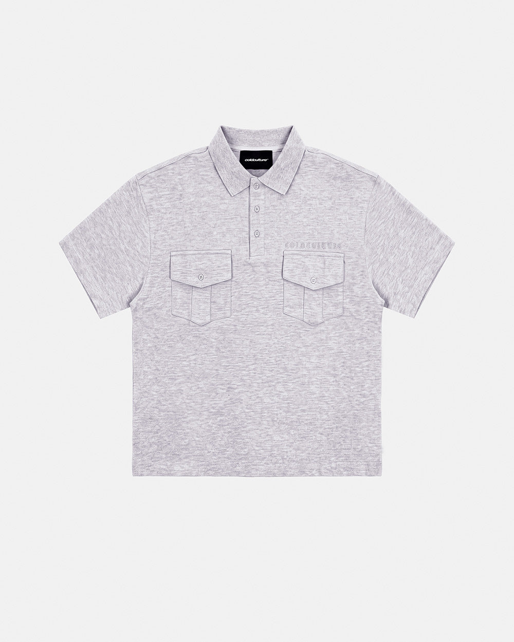 GILDED POLO HEATHER GREY