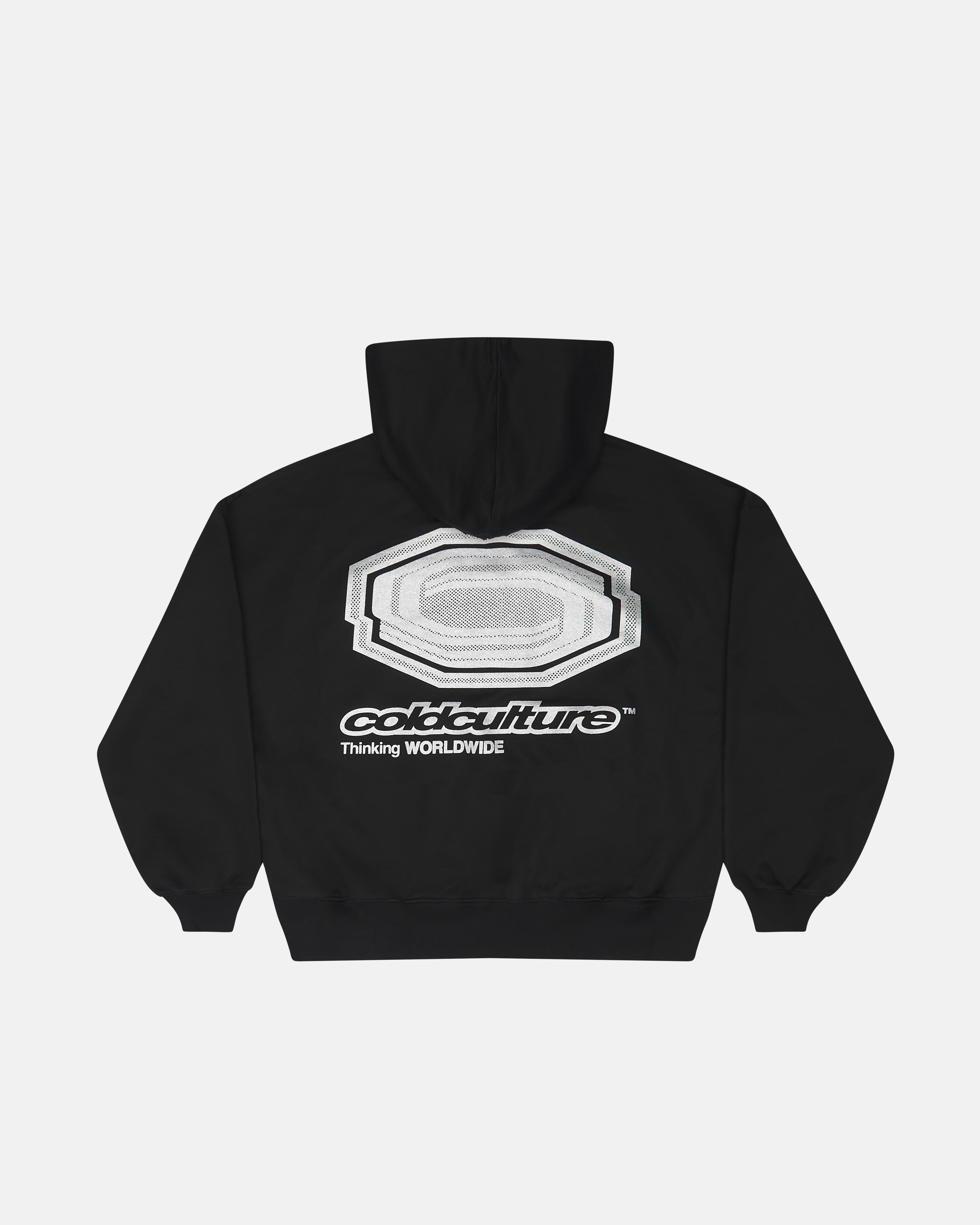 GLITTER HOODIE BLACK