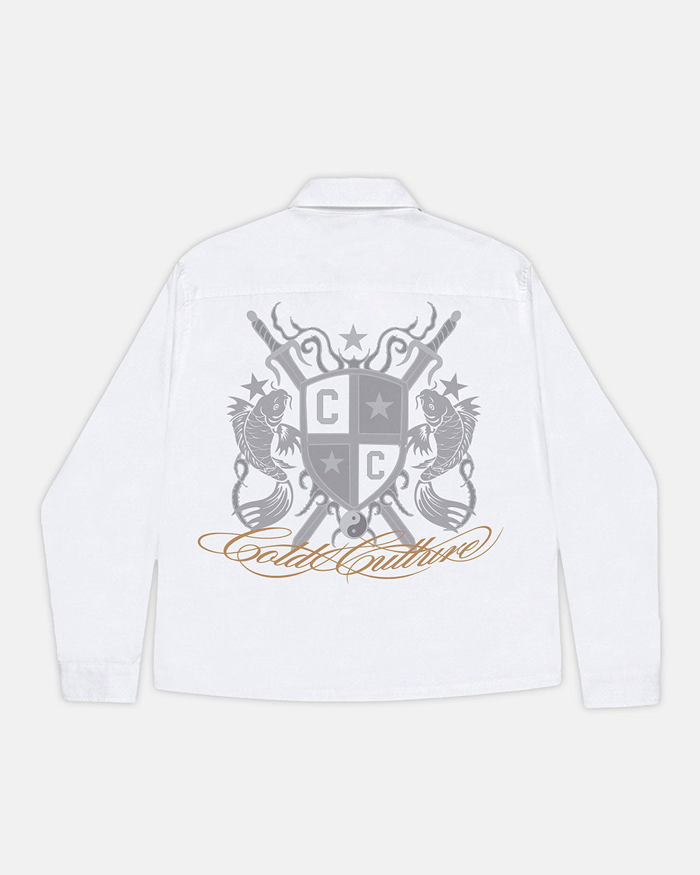 GLYPH LONGSLEEVE SHIRT WHITE