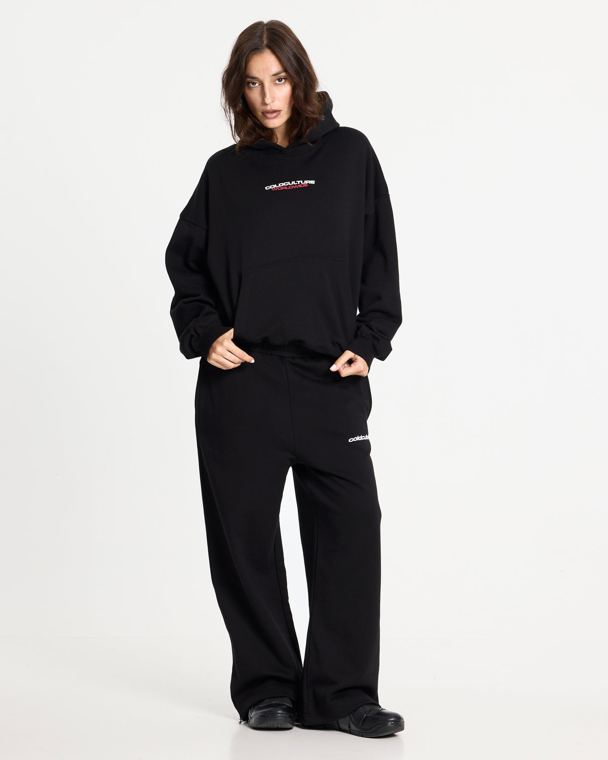 STARS SWEATPANTS BLACK - Cold Culture #woman