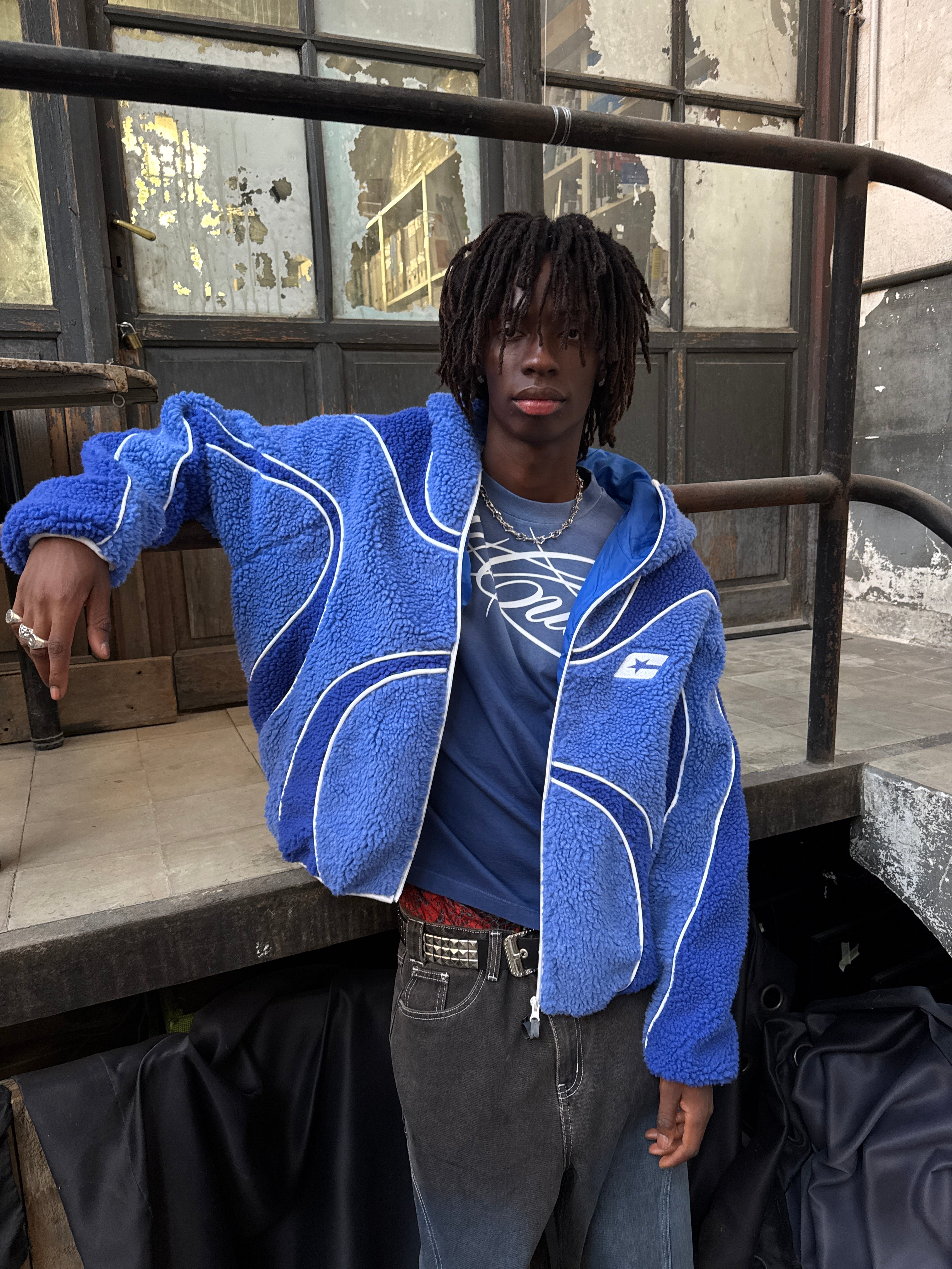 TAKE OFF FLEECE BLUE