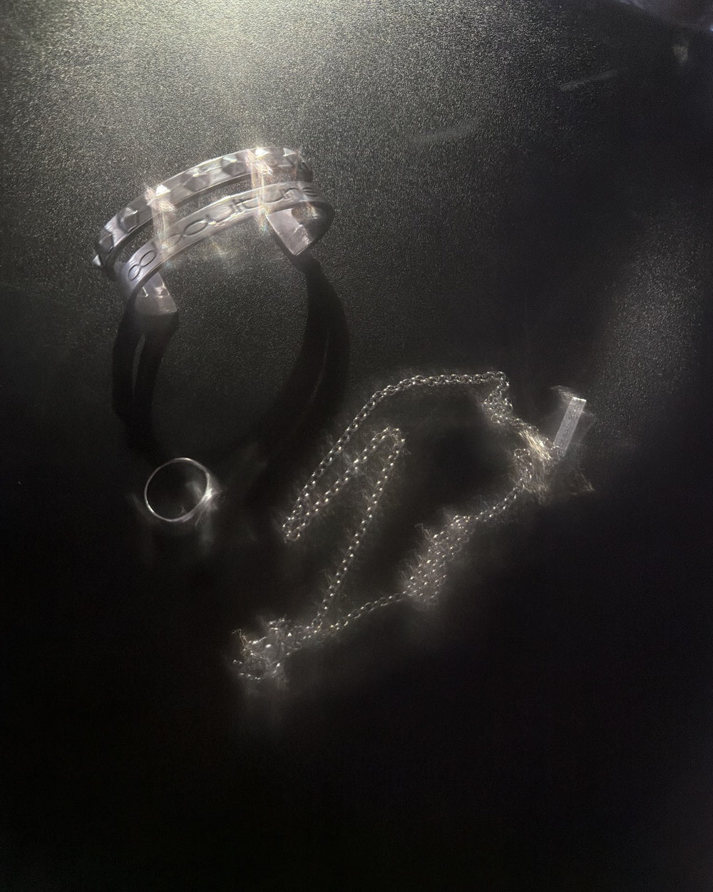 STUDDED BRACELET SILVER